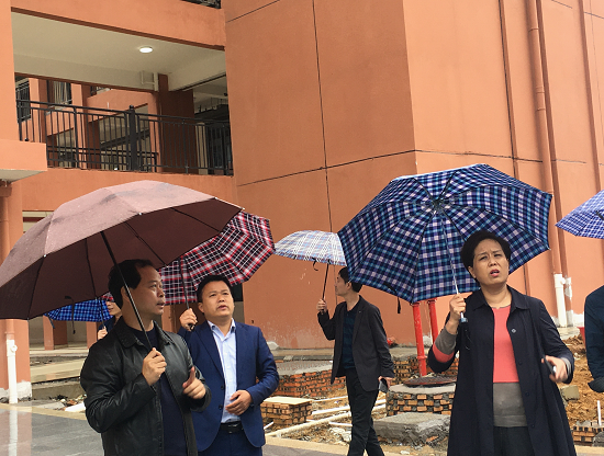 市教育局主要领导赴辰溪县芙蓉学校督导工作